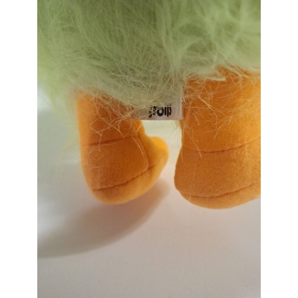 Fuzzbert DreamWorks Trolls Plush Green Hair & Orange Feet 9 Inches Toy Factory - Picture 4 of 6